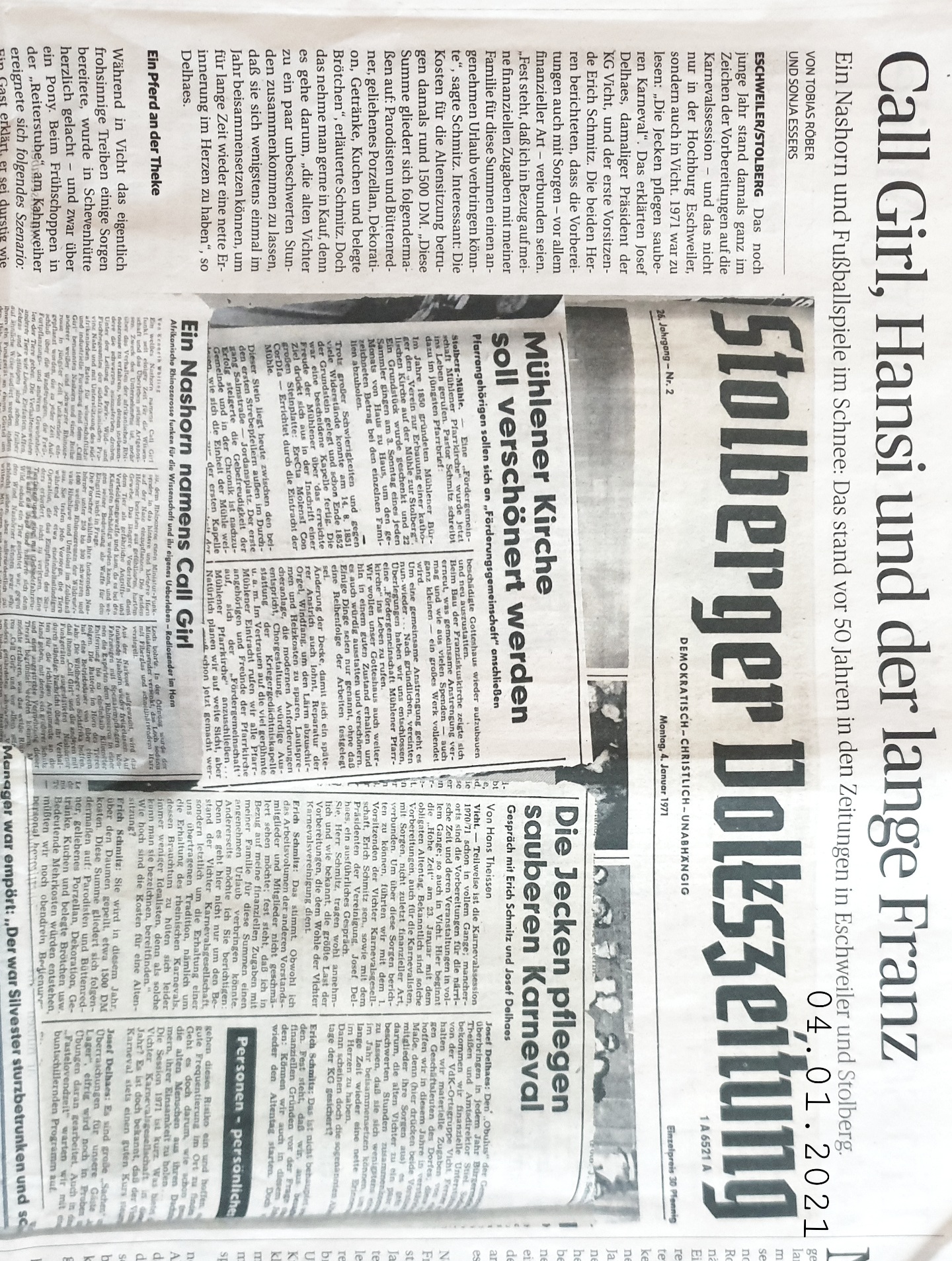 Rückblick auf 1971